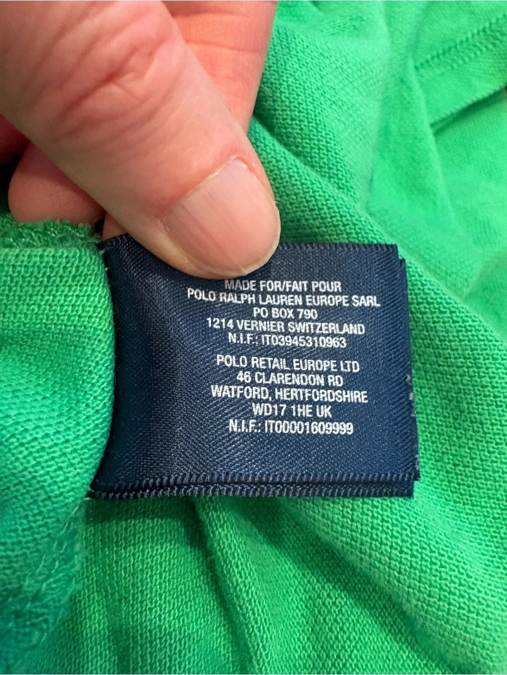 Ralph Lauren Girls Big Pony Polo Dress Green Pink Sleeve Patch 3 Size XL 16